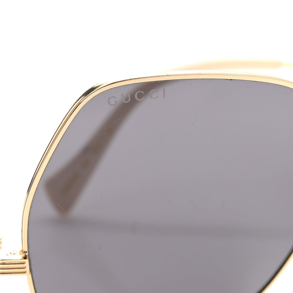 Gucci Square Sunglasses — Brown GG0972S