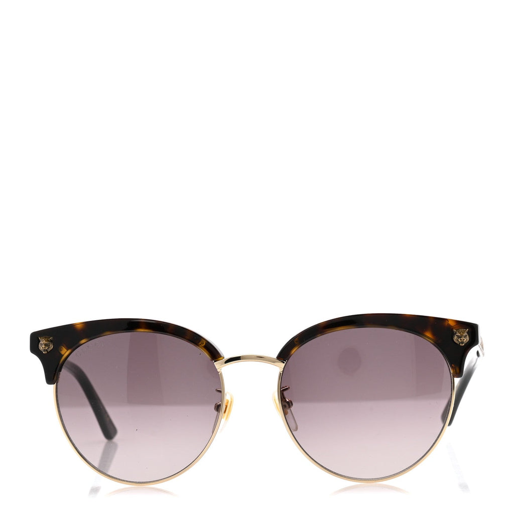 Gucci Square Sunglasses — Tortoise