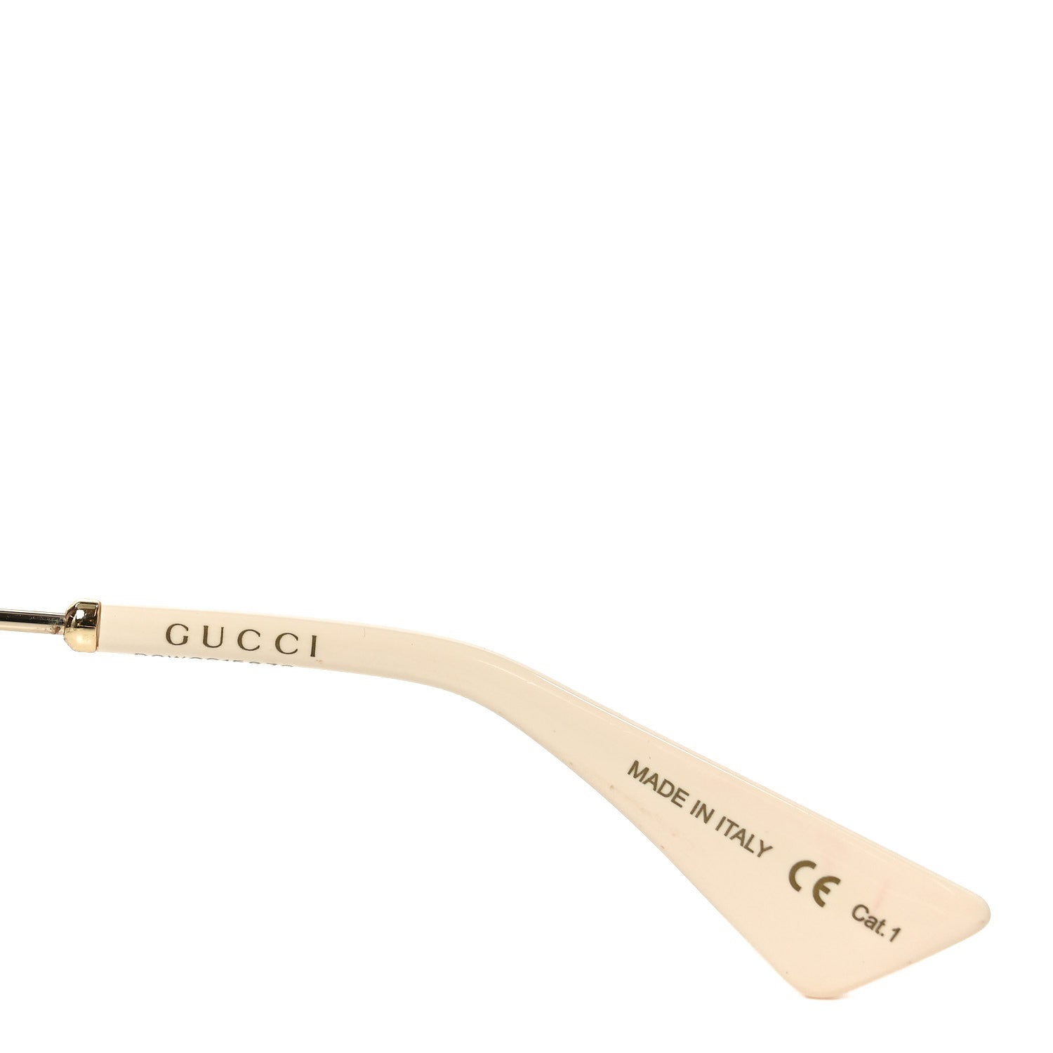 Gucci Oversized Sunglasses — Ivory GG0817S