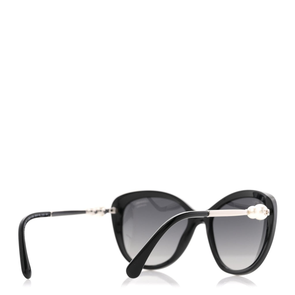 Chanel Cat-Eye Sunglasses — Black 5338-H