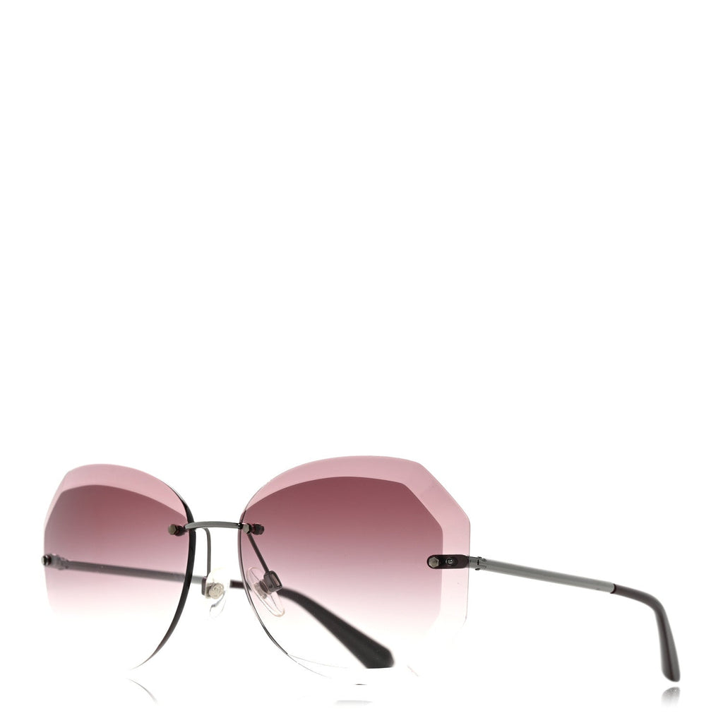 Chanel Round Sunglasses — Pink