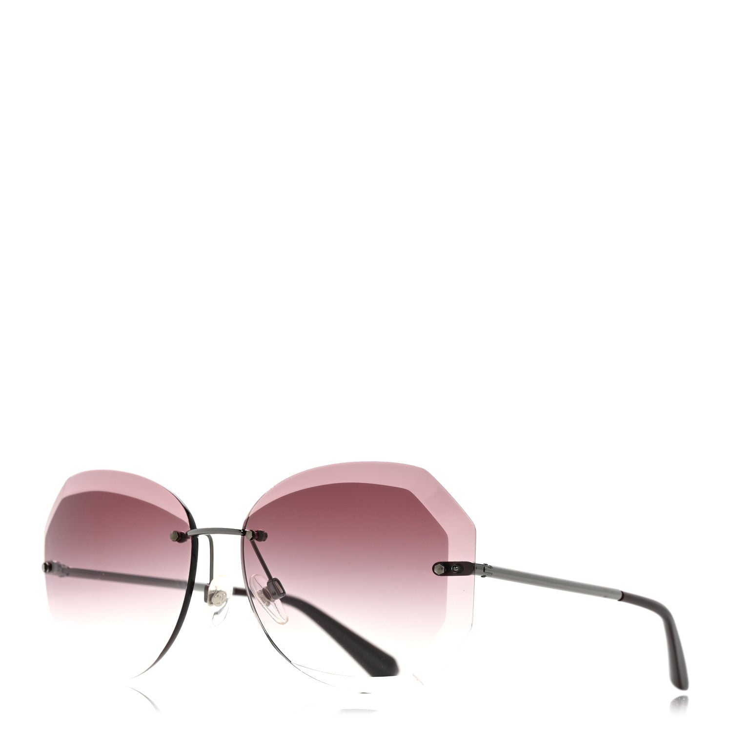 Chanel Round Sunglasses — Pink
