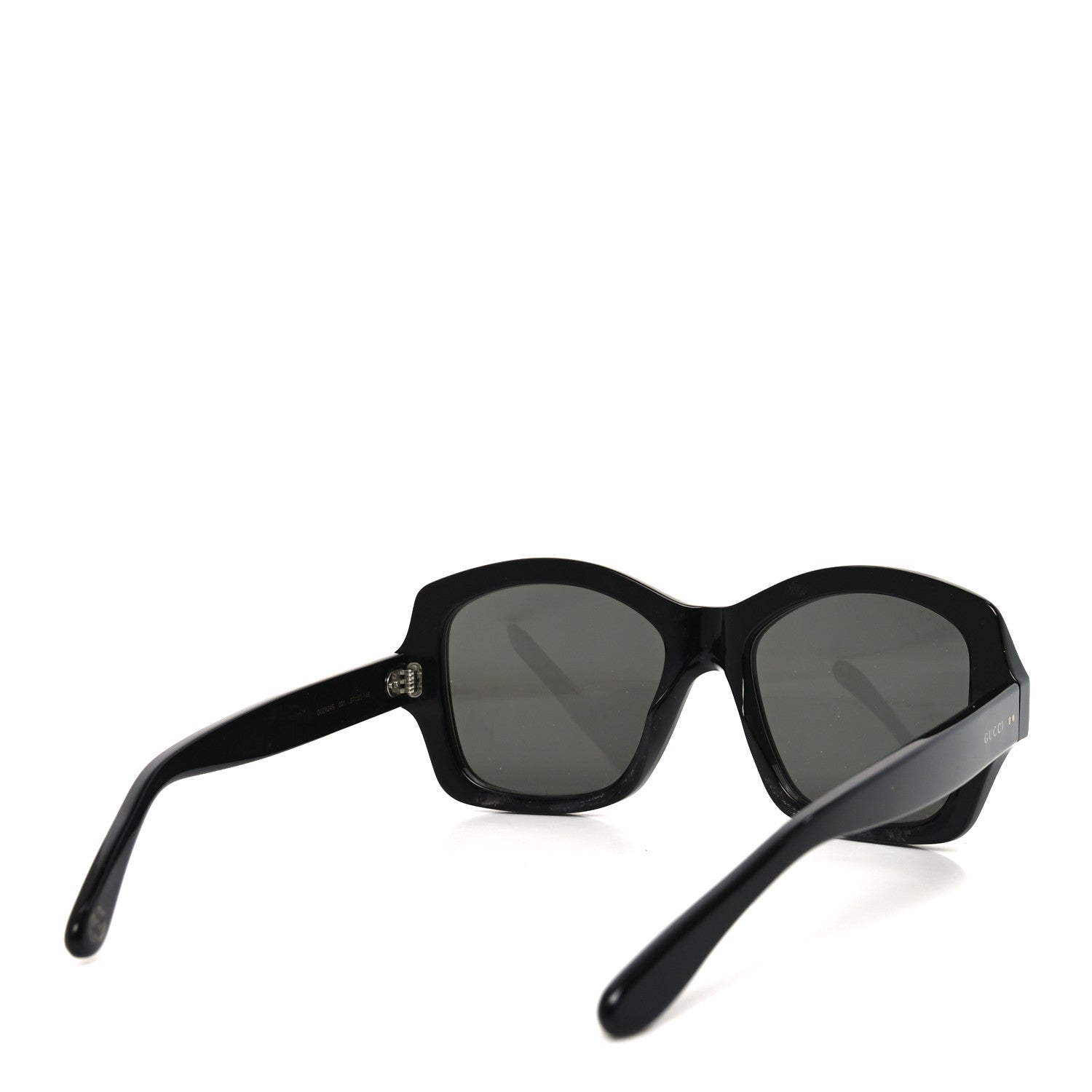 Gucci Rectangle Sunglasses — Black GG0624S