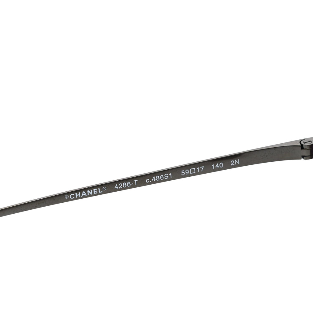 Chanel Cat-Eye Sunglasses — Black 4286-T