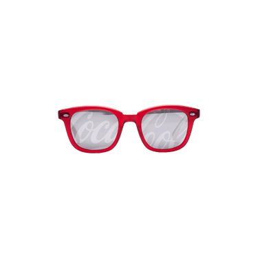 Kith x Coca-Cola x Garrett Leight Kinney Sunglasses — Red
