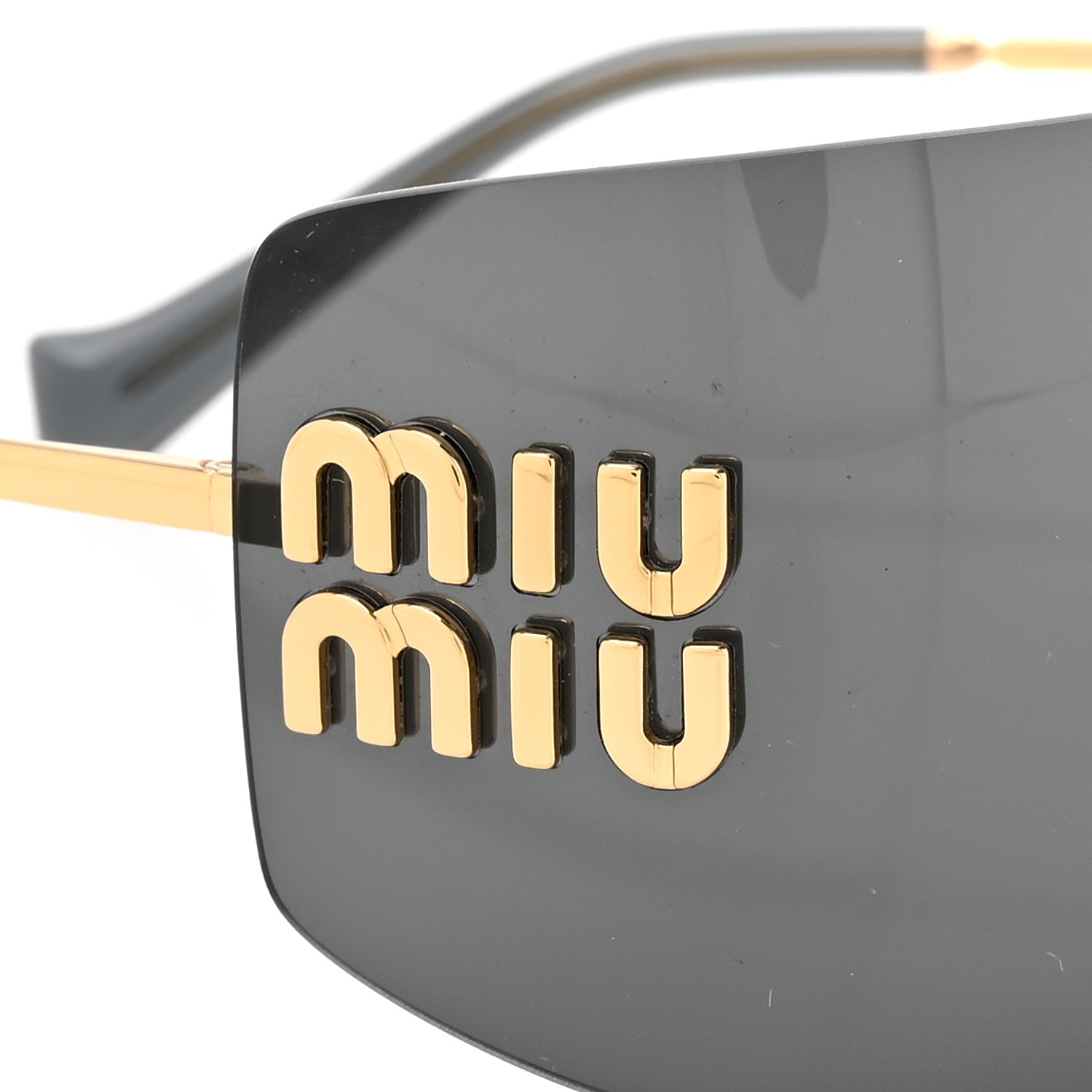 Miu Miu Square Sunglasses — Grey SMU54Y