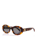 Celine Oval Sunglasses — Tortoise