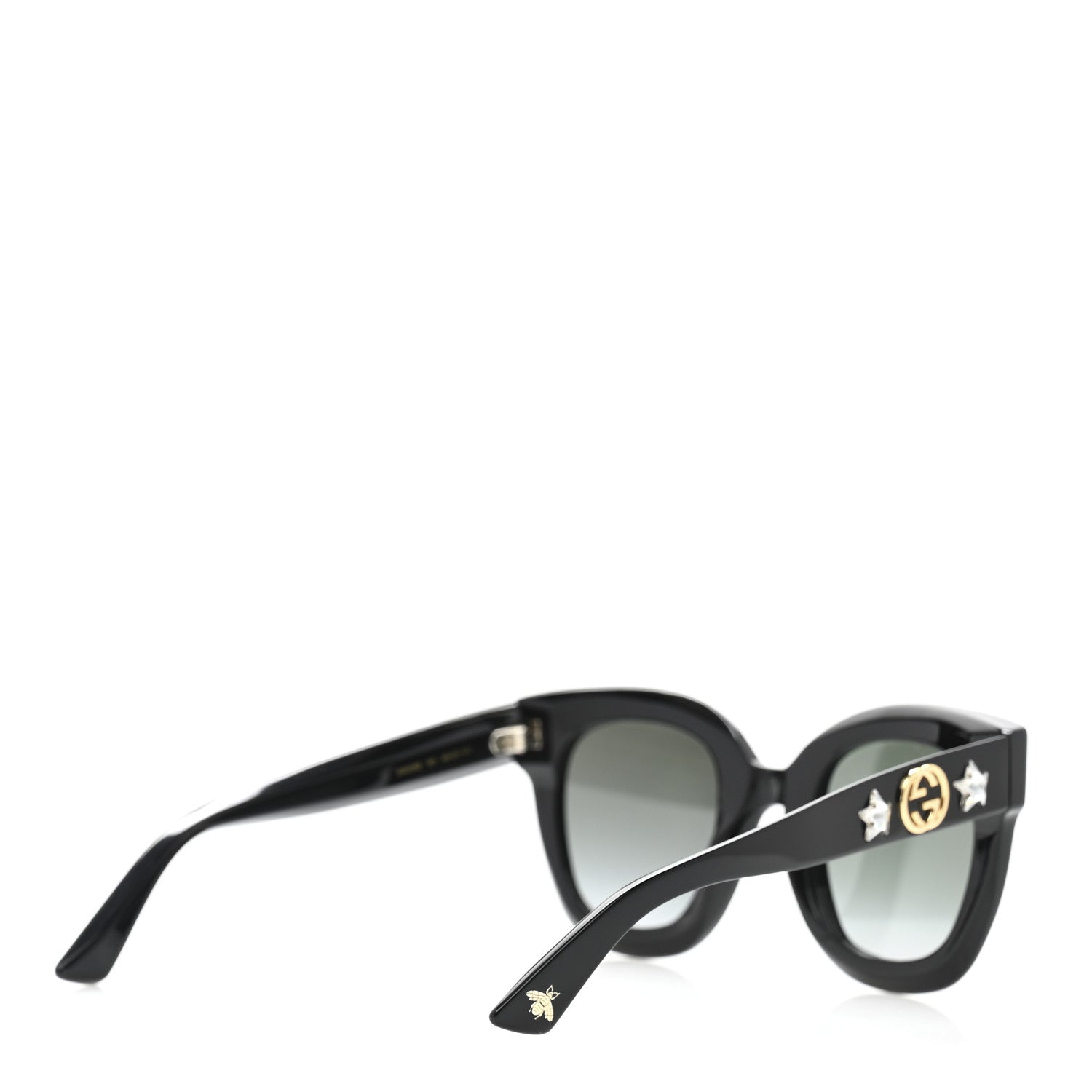 Gucci Round Sunglasses — Black GG0208S