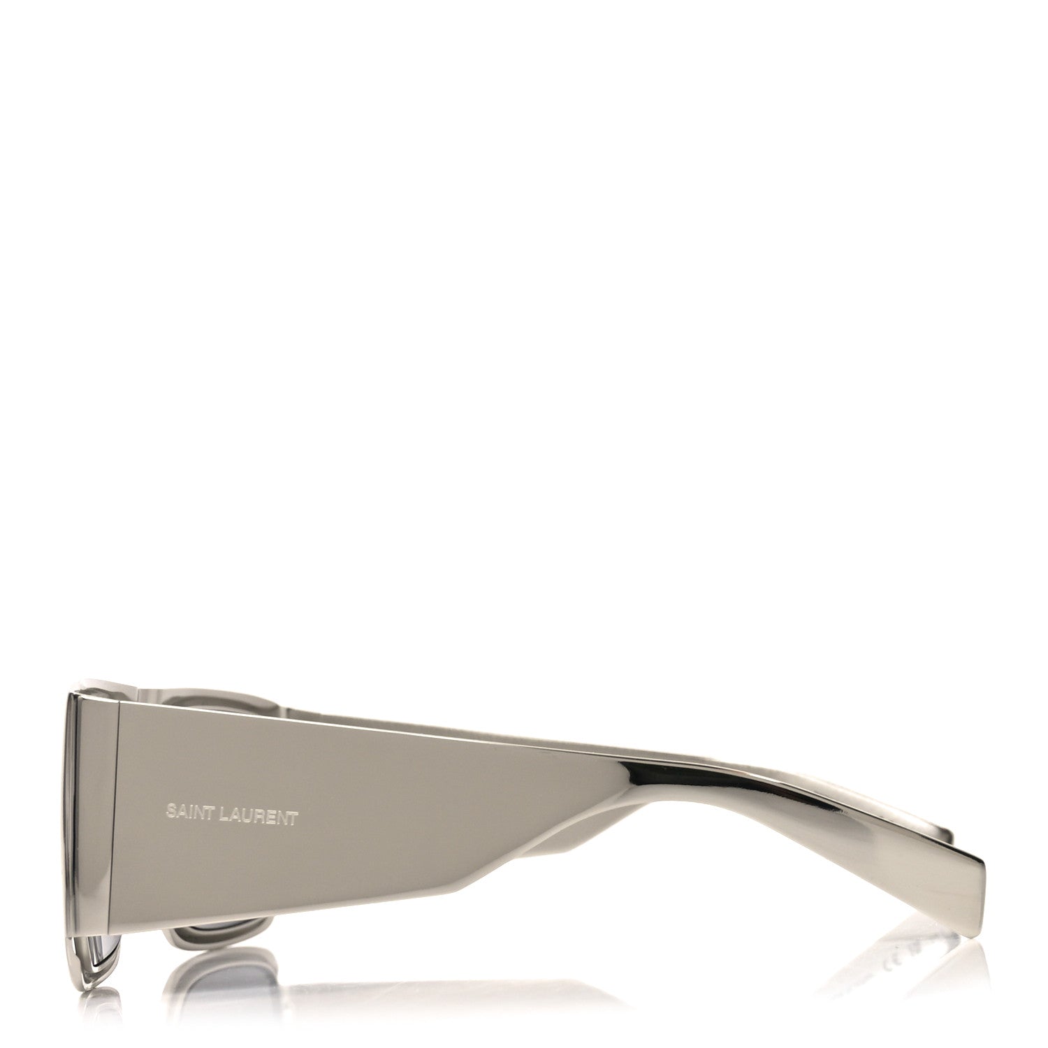 Saint Laurent Square Sunglasses — Silver SL 635