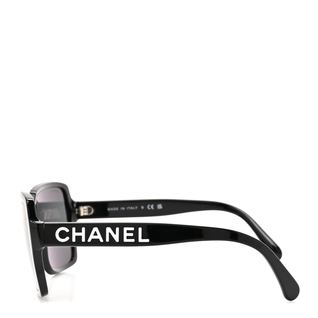 Chanel Square Sunglasses — Black