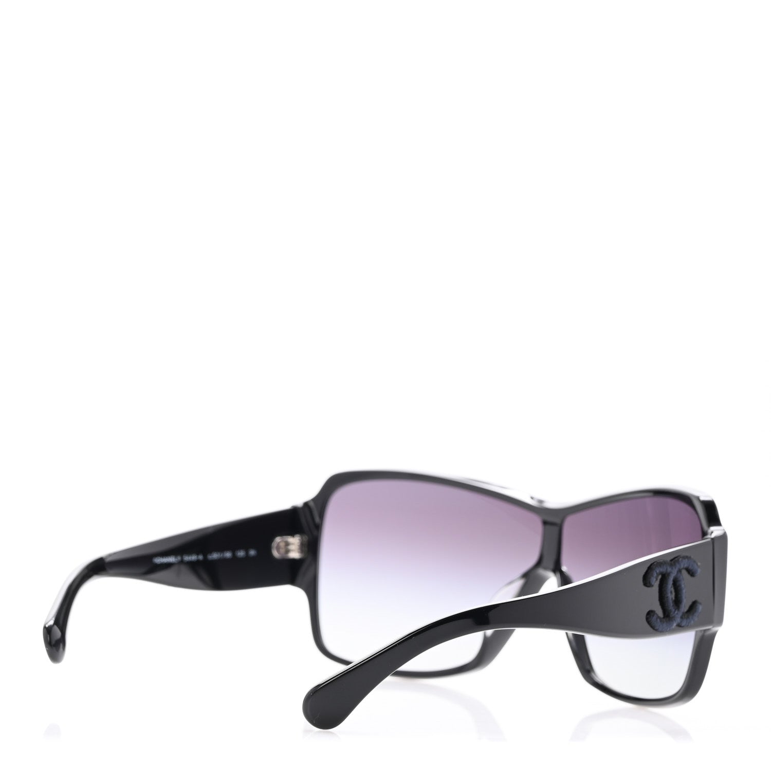 Chanel Shield Sunglasses — Black 5449-A