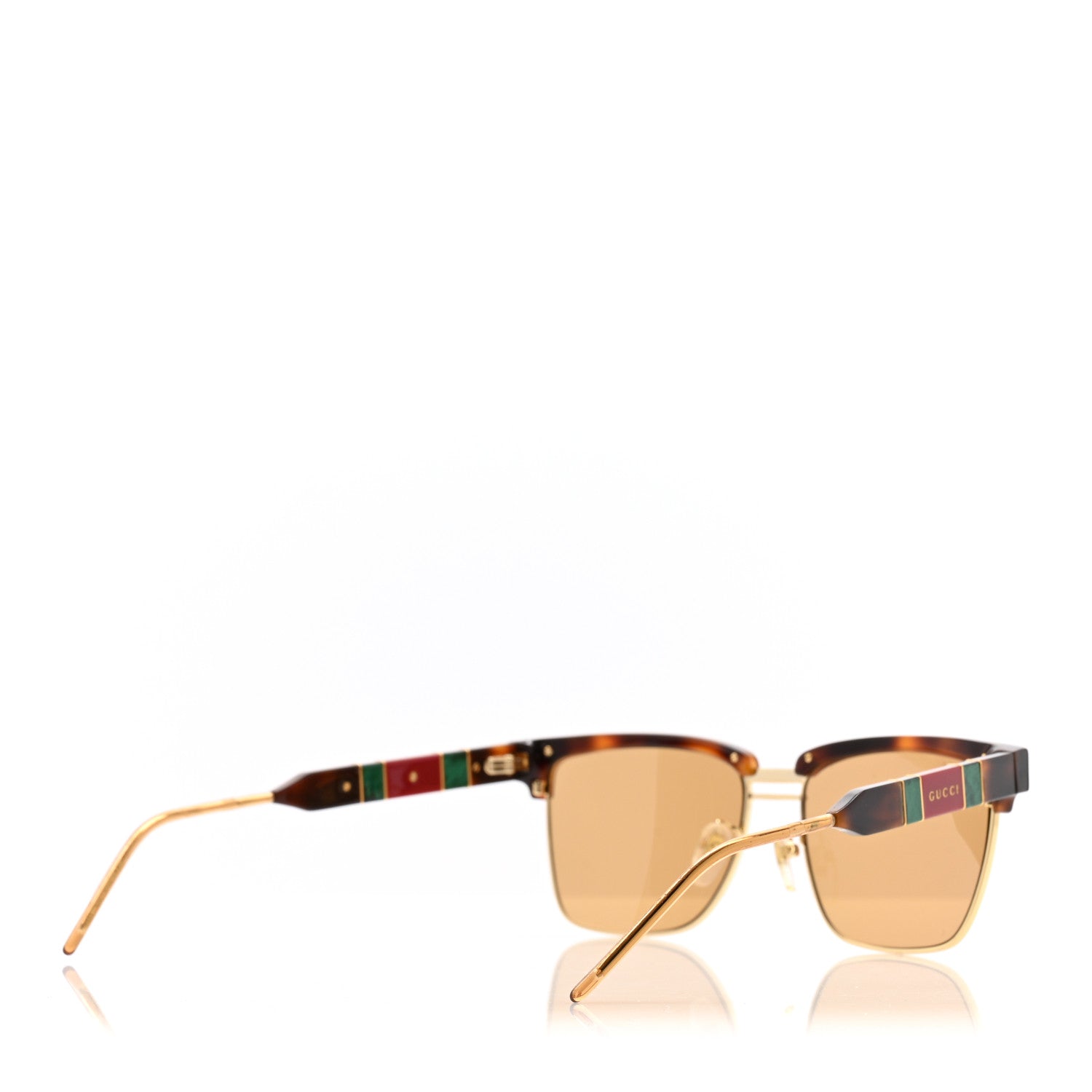 Gucci Aviator Sunglasses — Tortoise GG0603S