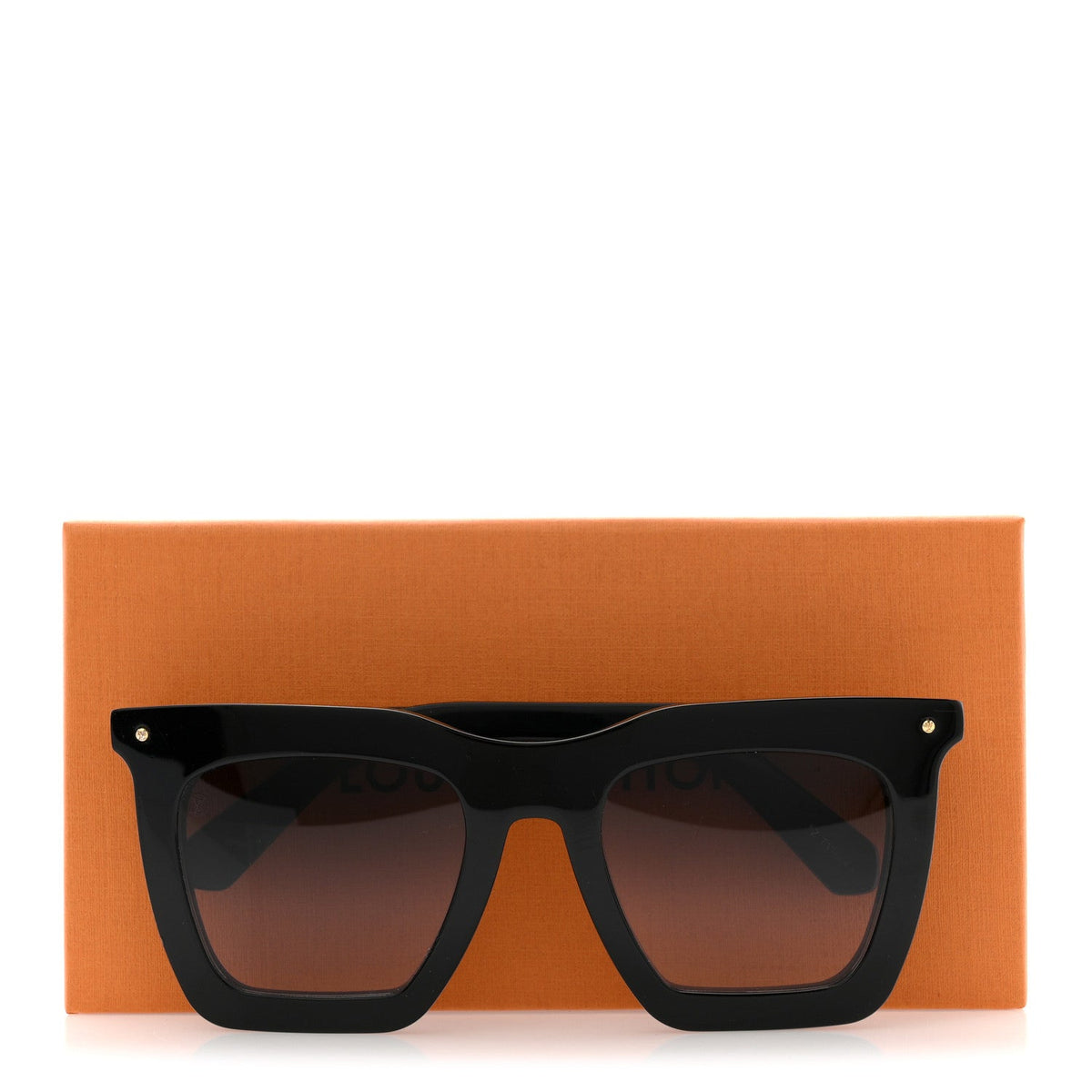 Louis Vuitton Square Sunglasses — Black Z1217E