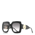 Gucci Square Sunglasses — Black GG1022S