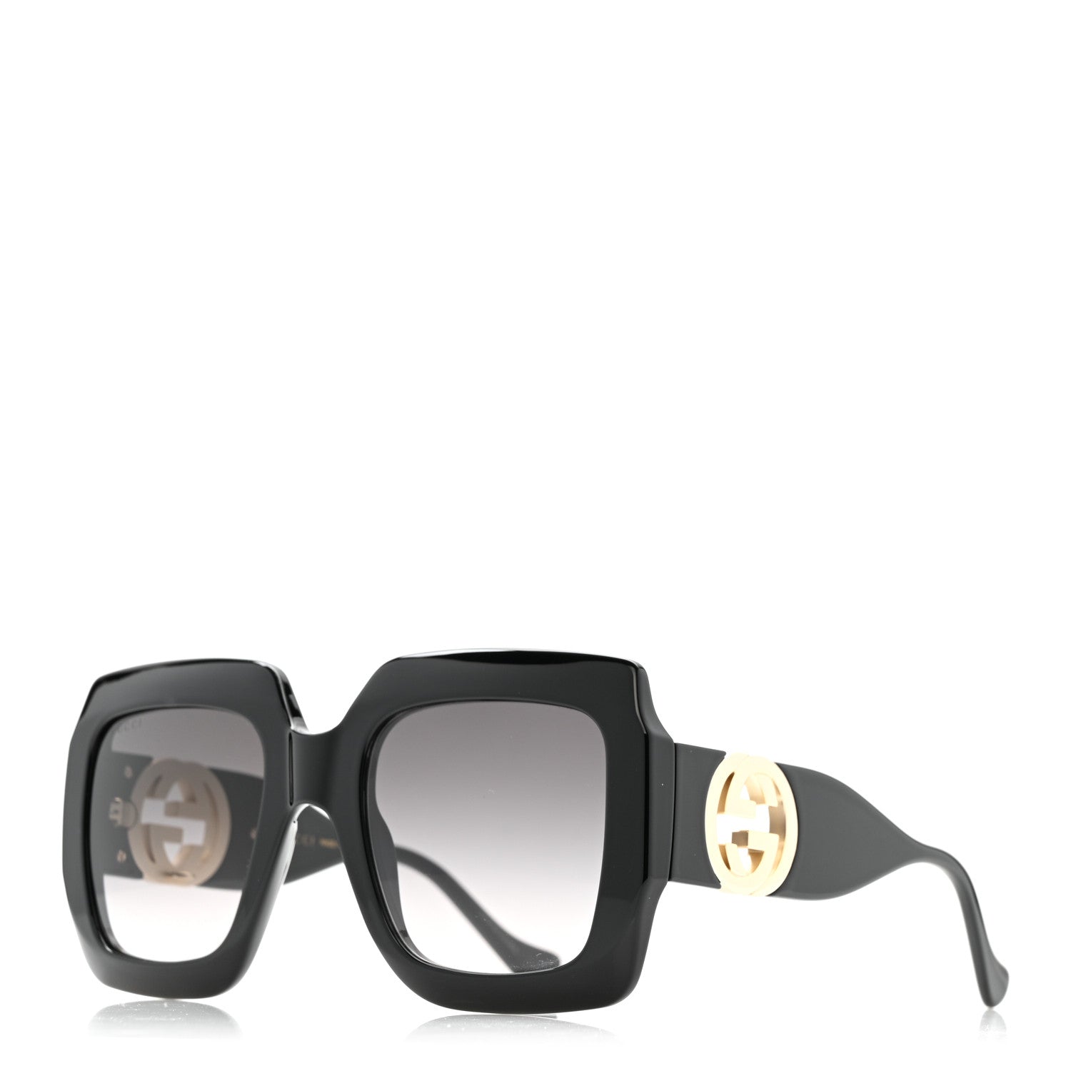 Gucci Square Sunglasses — Black GG1022S