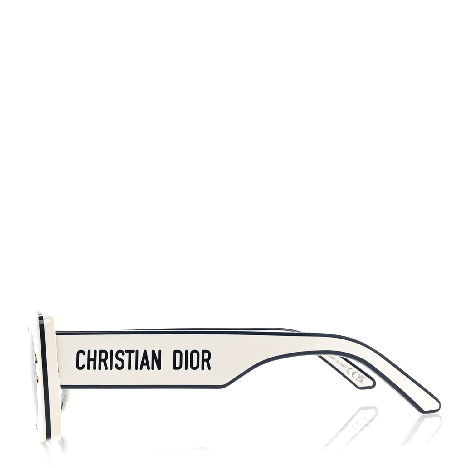 Dior Square Sunglasses — White