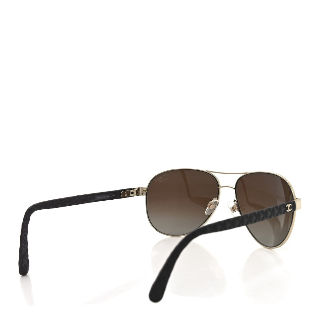 Chanel Aviator Sunglasses — Brown 4204-Q