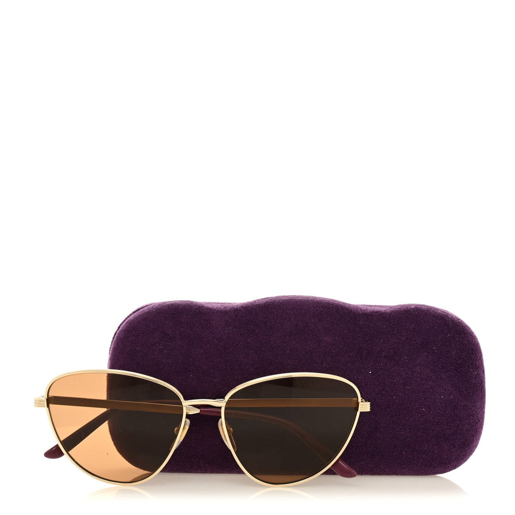 Gucci Cat-Eye Sunglasses — Purple