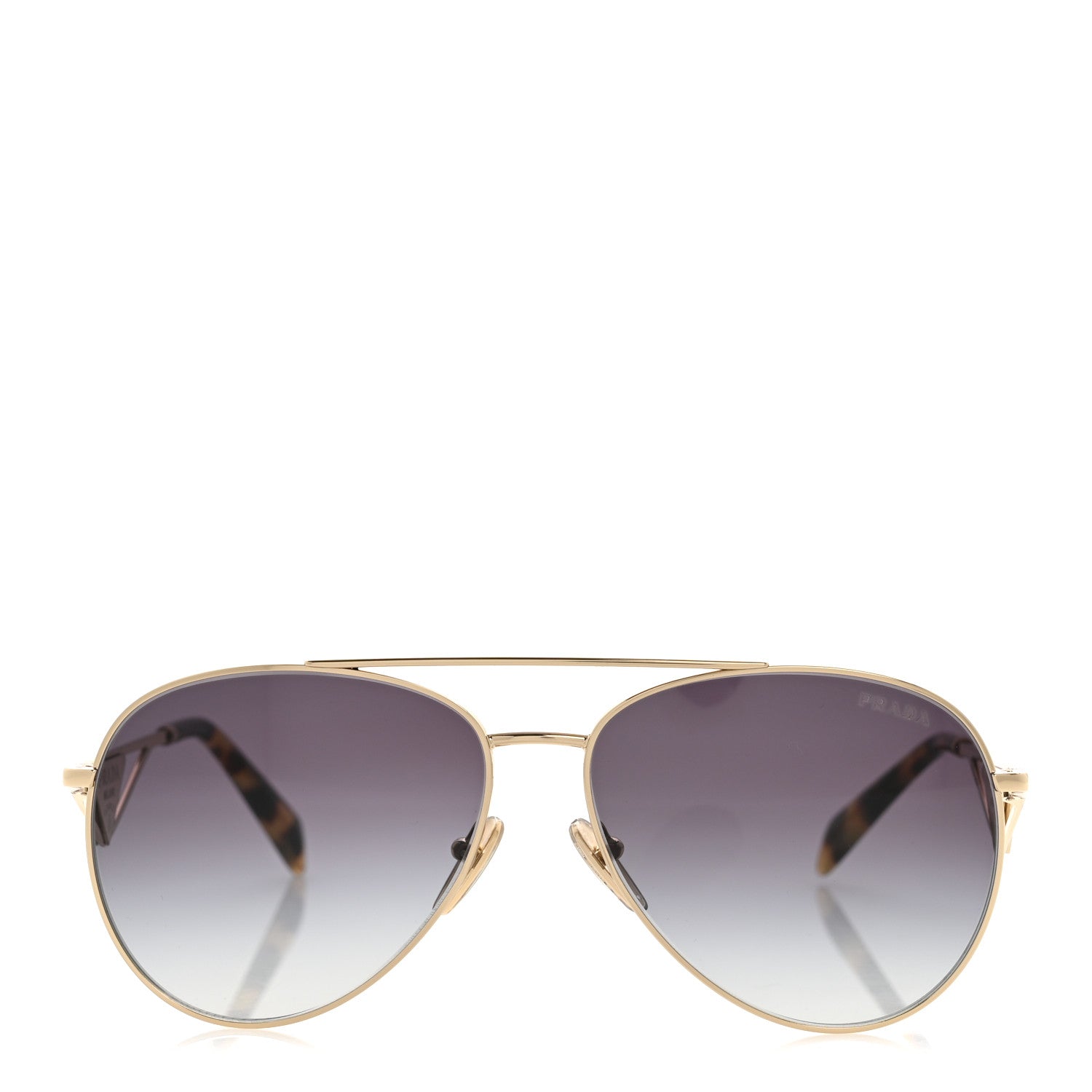 Prada Aviator Sunglasses — Tortoise SPR 73Z