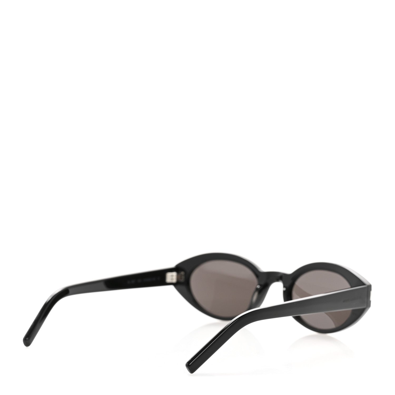 Saint Laurent Oval Sunglasses — Black SL 567