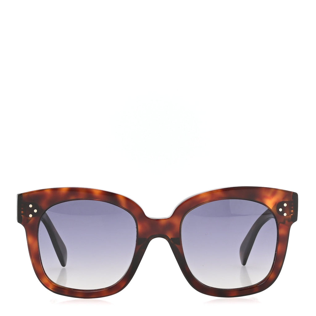 Celine Square Sunglasses — Tortoise