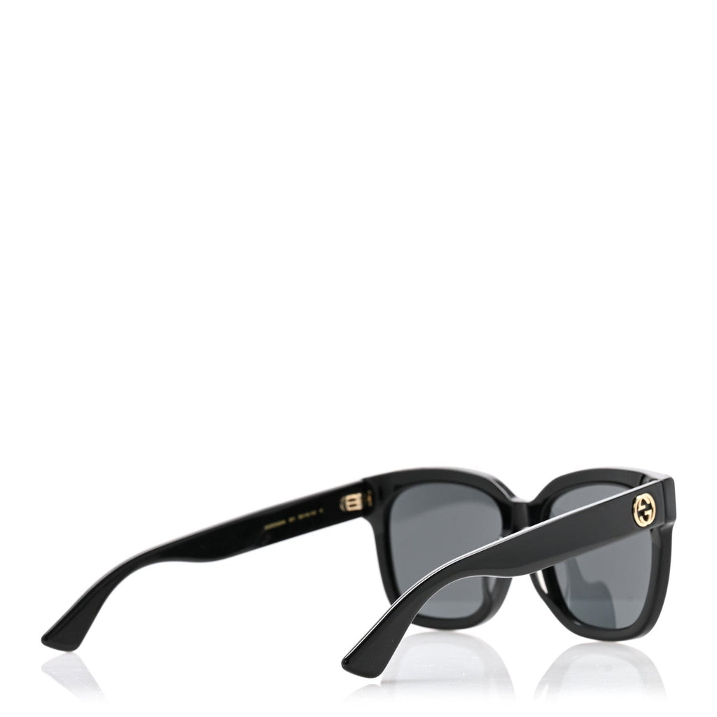 Gucci Square Sunglasses — Black