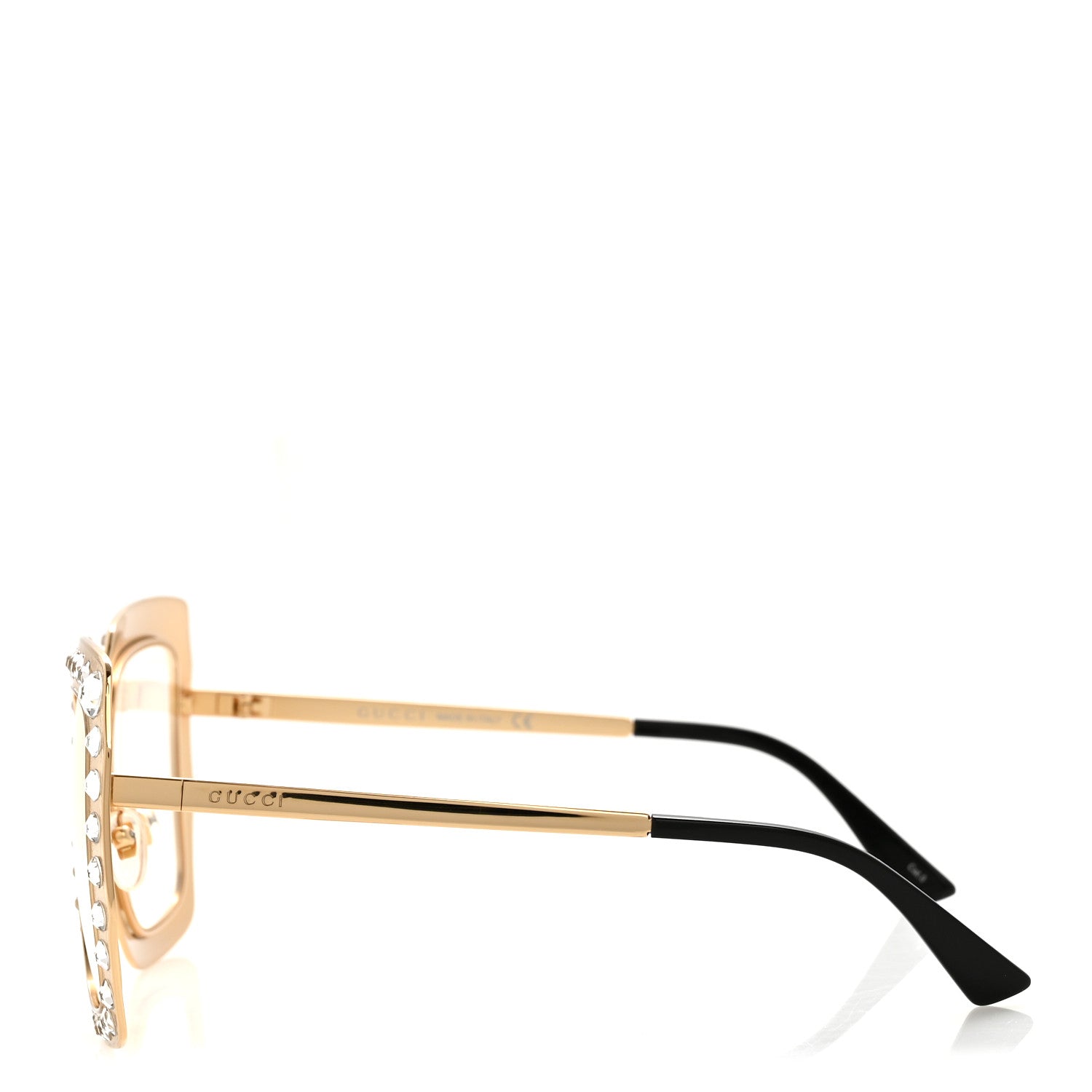 Gucci Square Sunglasses — Crystal GG0115S