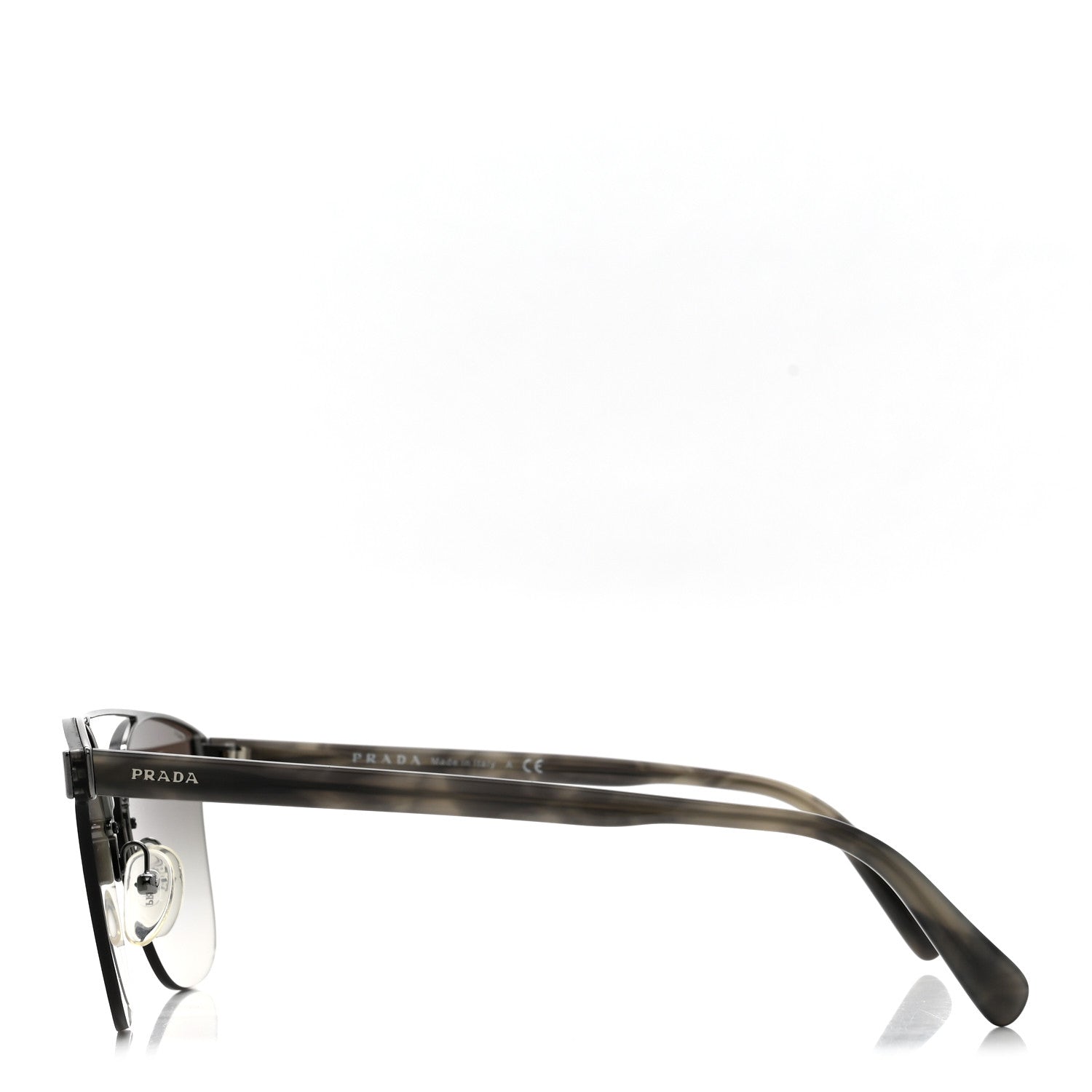 Prada Cat-Eye Sunglasses — Silver SPR 67T