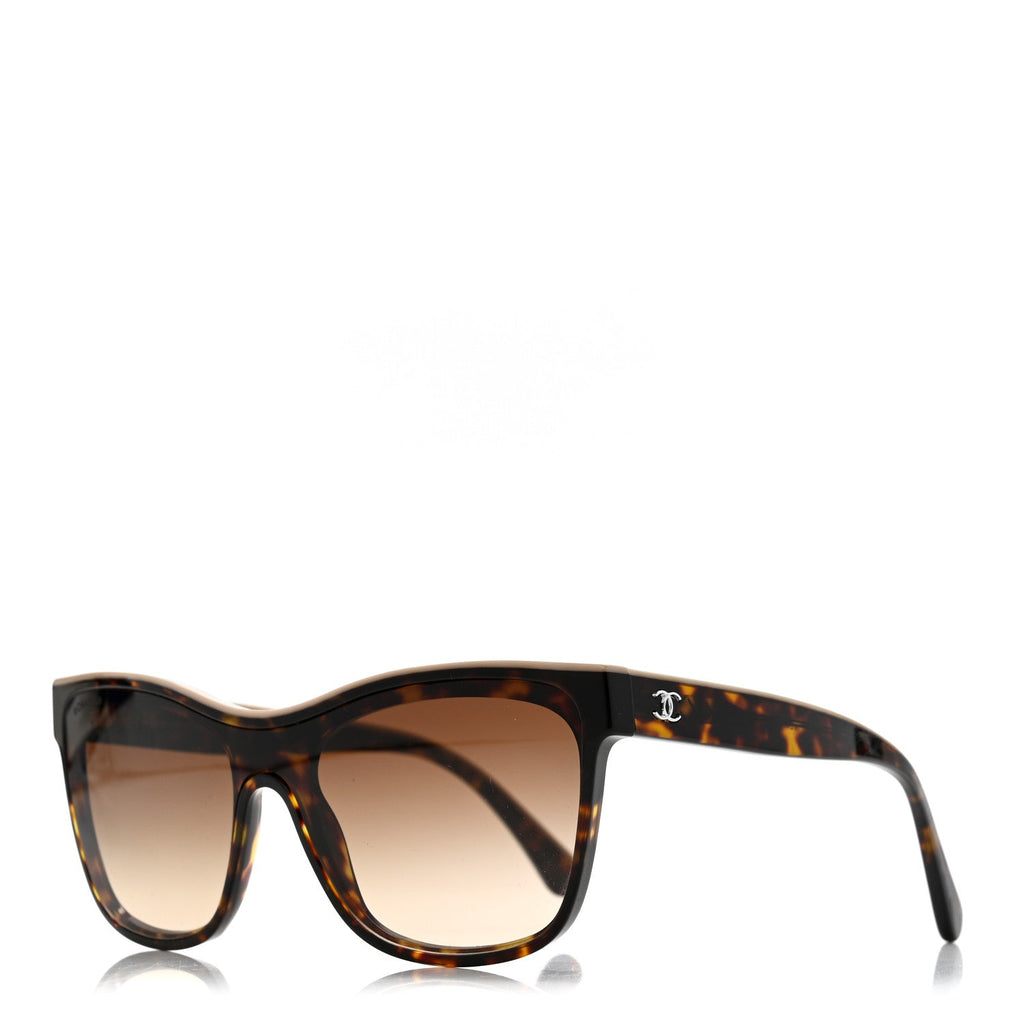Chanel Square Sunglasses — Tortoise