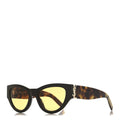 Saint Laurent Cat-Eye Sunglasses — Tortoise