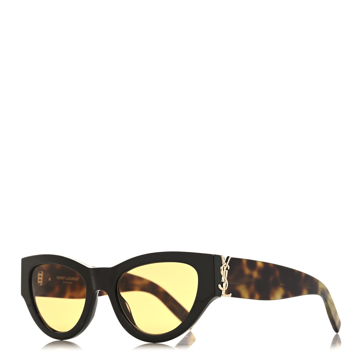 Saint Laurent Cat-Eye Sunglasses — Tortoise