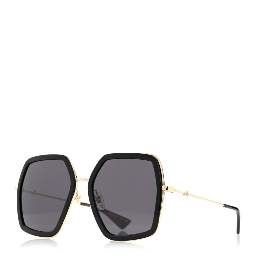 Gucci Square Sunglasses — Black GG0106S