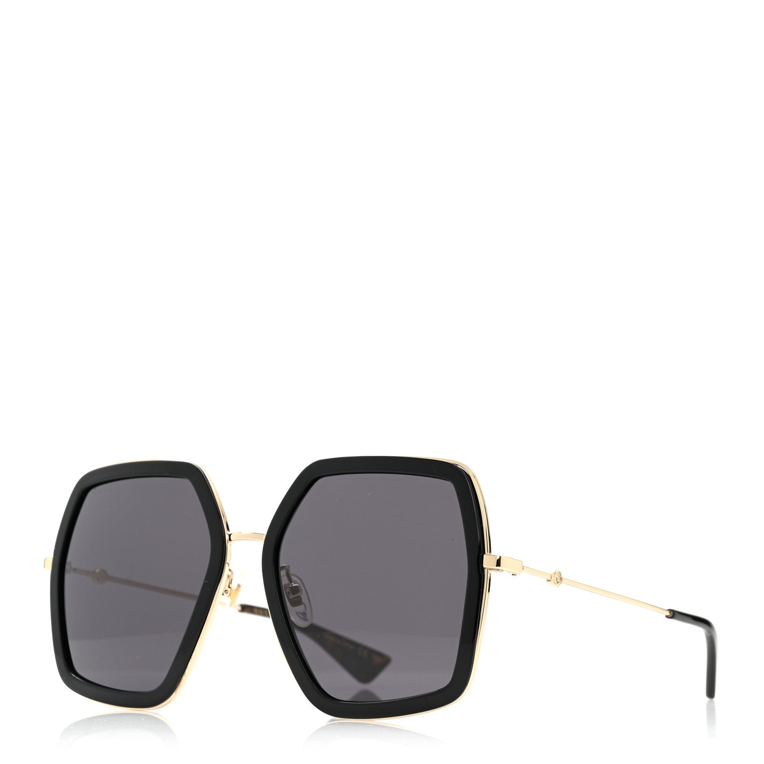 Gucci Square Sunglasses — Black GG0106S