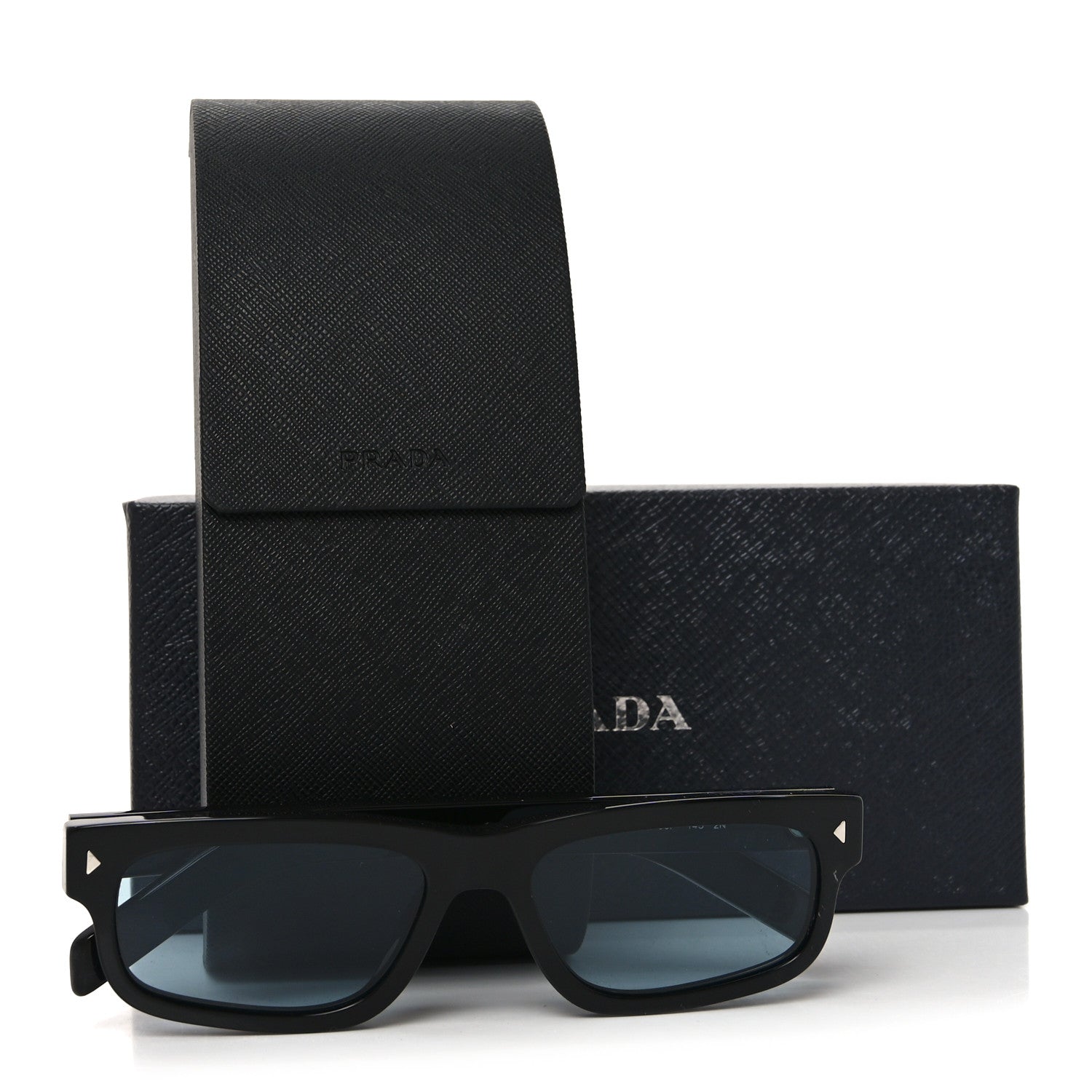 Prada Square Sunglasses — Black
