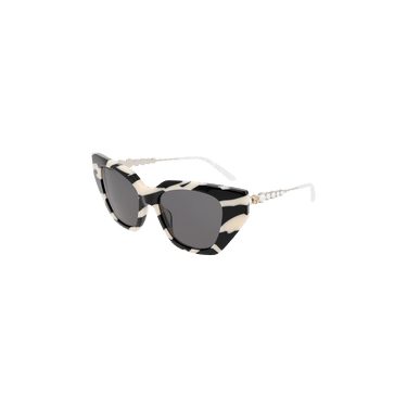 Gucci Zebra Striped Sunglasses — Black