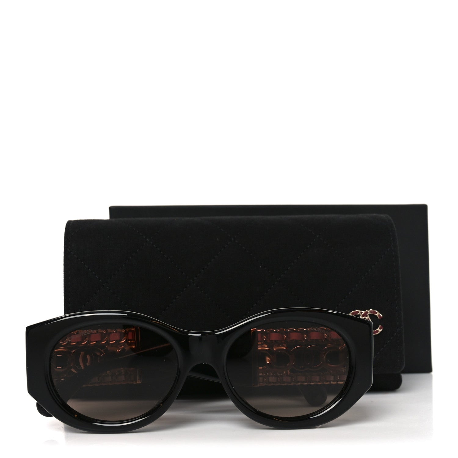 Chanel Square Sunglasses — Black 5536-Q