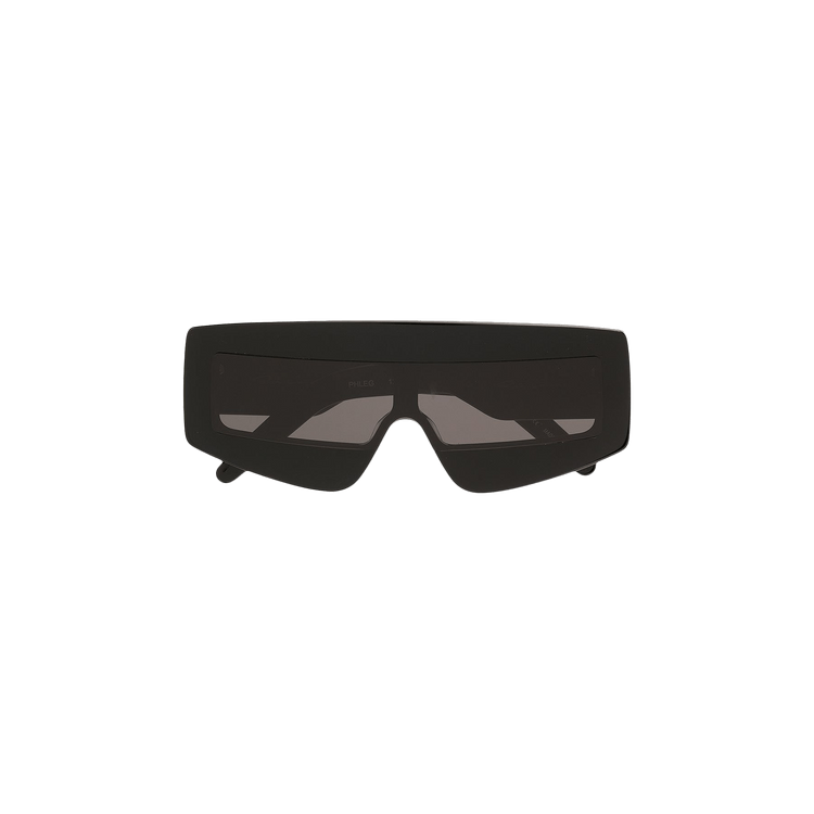 Rick Owens Phlegethon Gene Sunglasses — Black