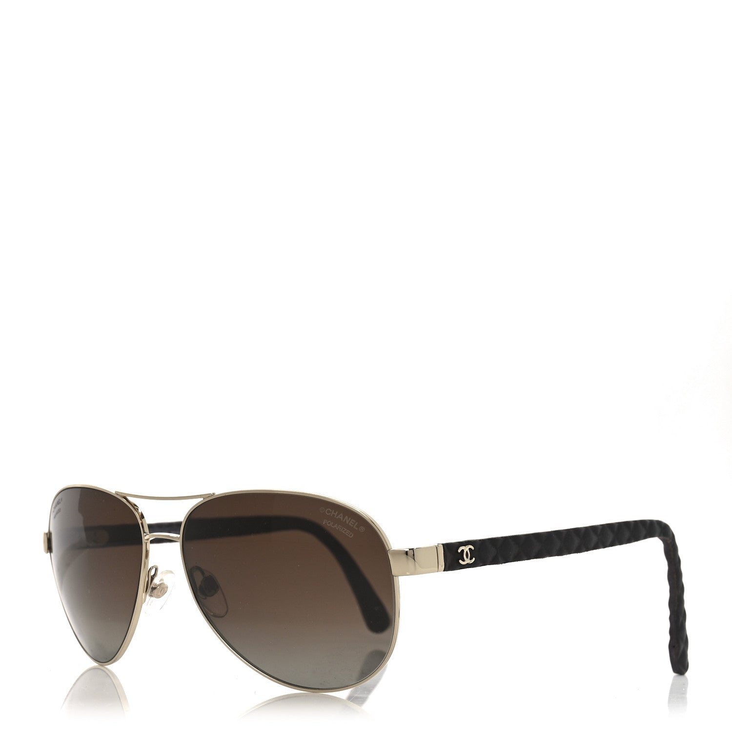 Chanel Aviator Sunglasses — Brown 4204-Q