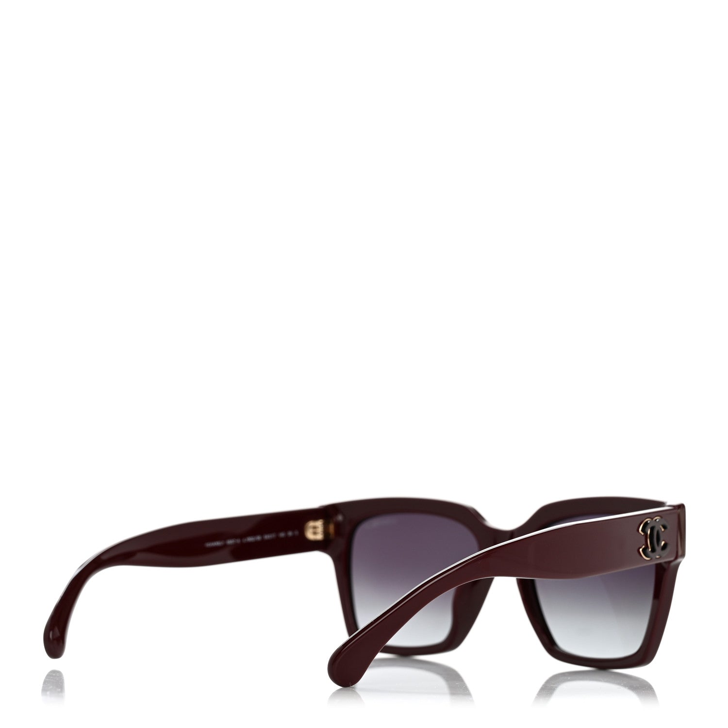 Chanel Butterfly Sunglasses — Burgundy 5557-A