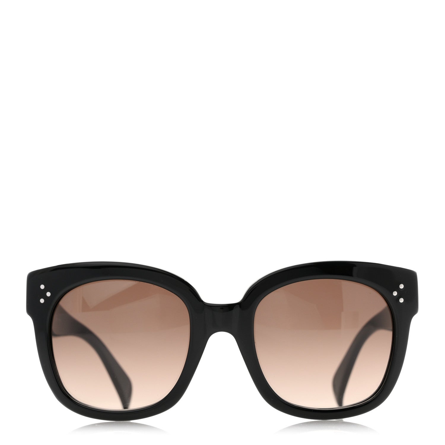 Celine Square Sunglasses — Black