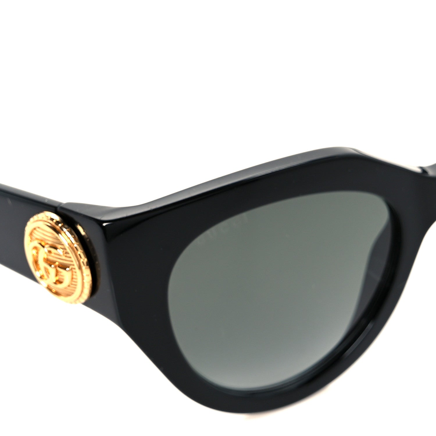 Gucci Cat-Eye Sunglasses — Black GG1408S
