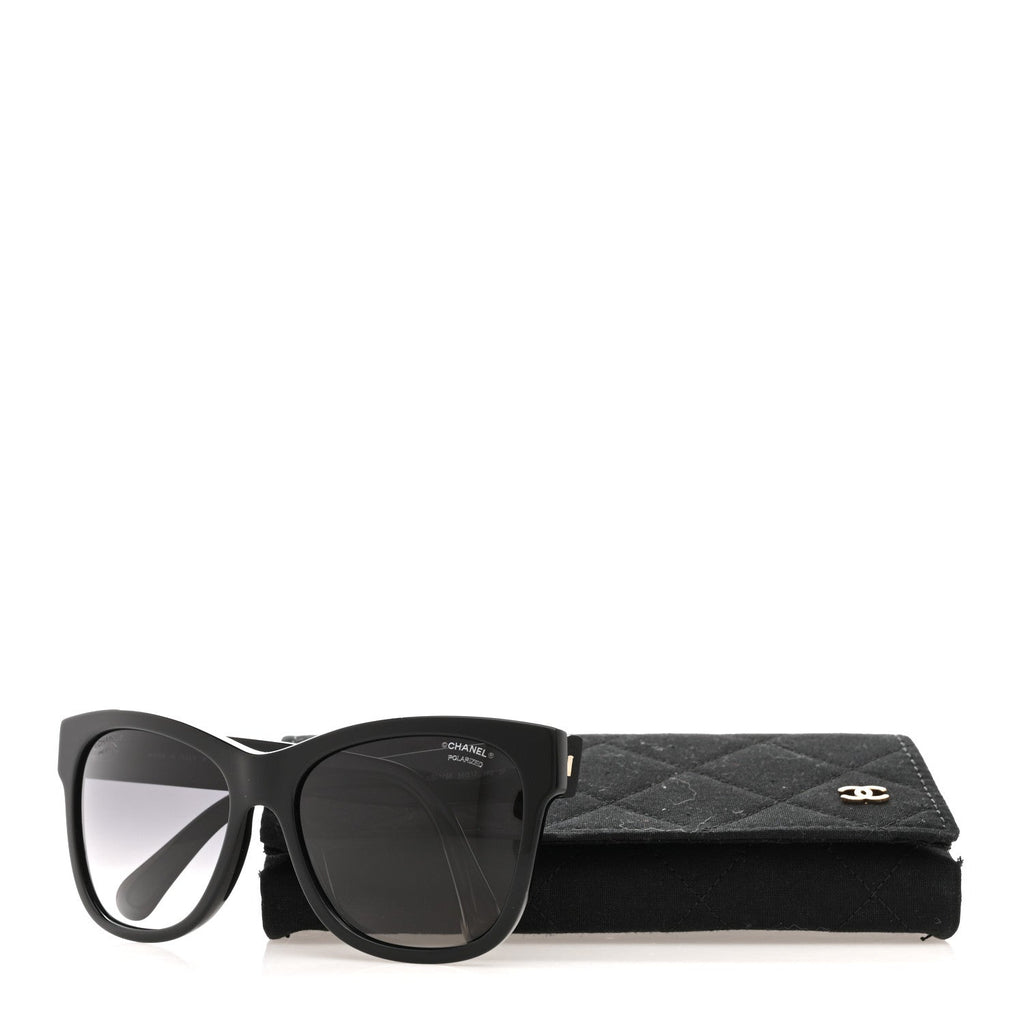 Chanel Cat-Eye Sunglasses — Black