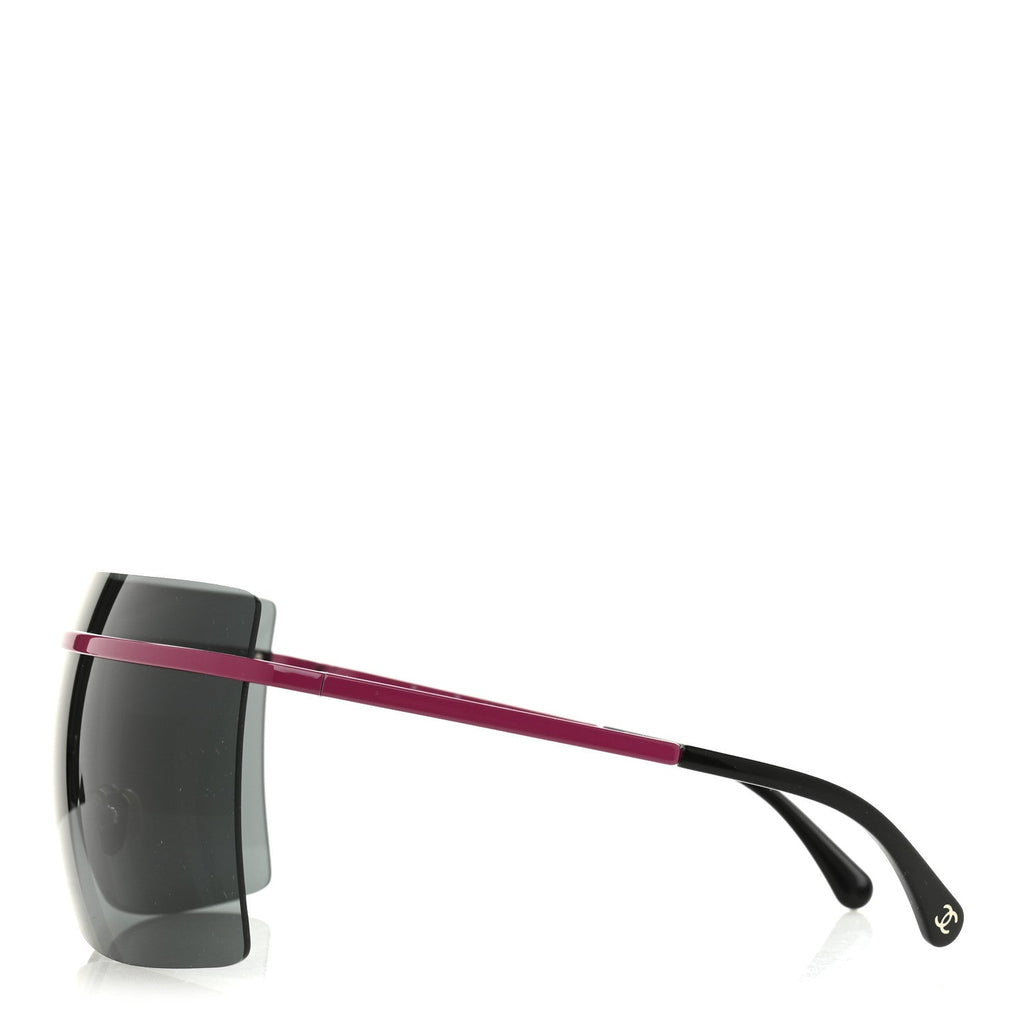Chanel Shield Sunglasses — Pink