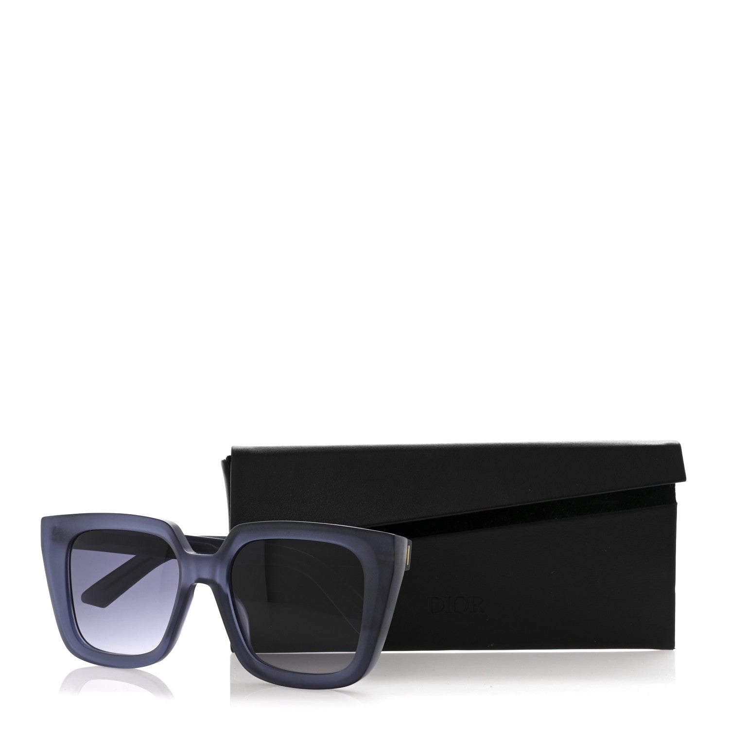 Dior Square Sunglasses — Blue