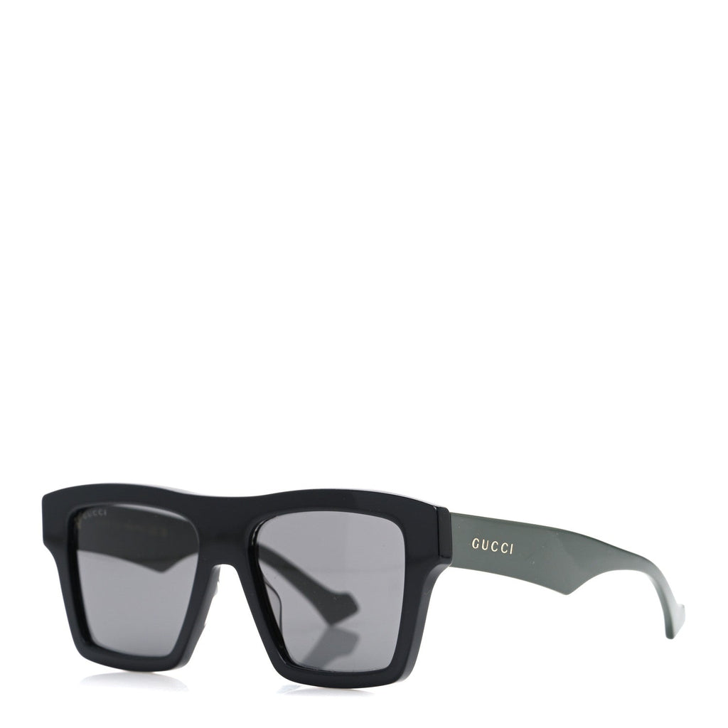 Gucci Rectangle Sunglasses — Black GG0962S