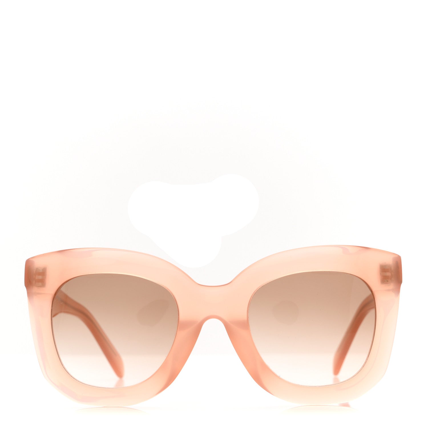 Celine Oversized Round Sunglasses CL4005FN Peach