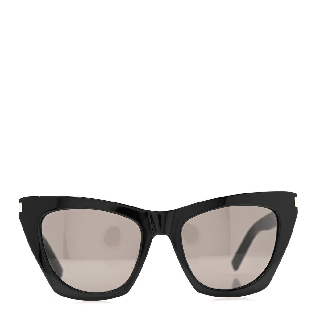 Saint Laurent Cat-Eye Sunglasses — Black SL214