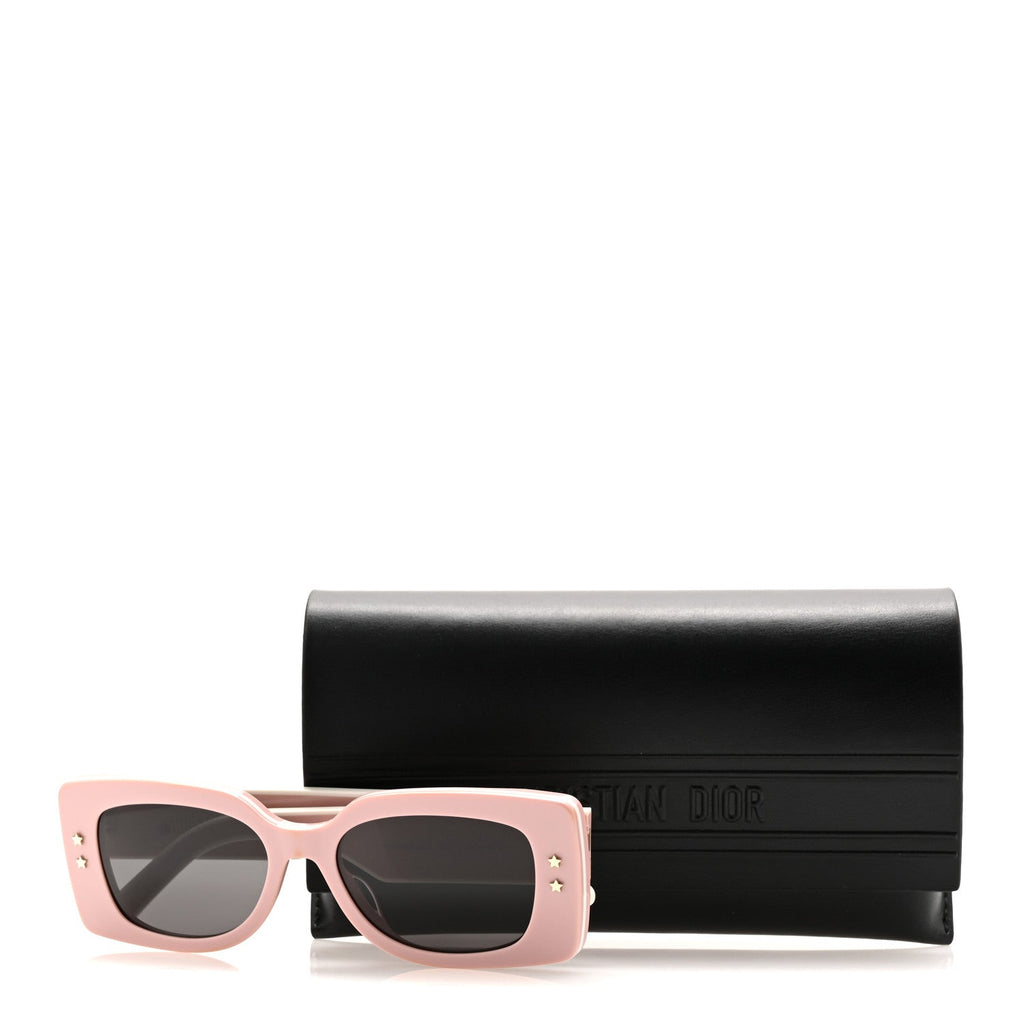 Dior Square Sunglasses — Pink