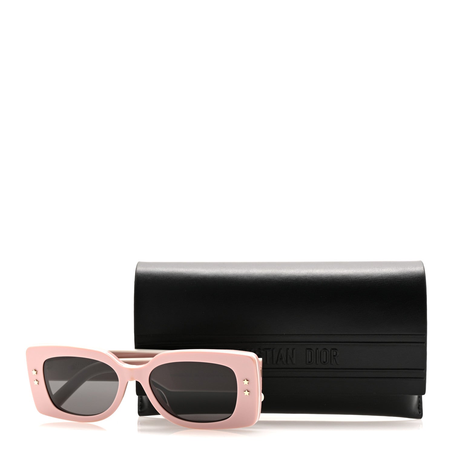 Dior Square Sunglasses — Pink