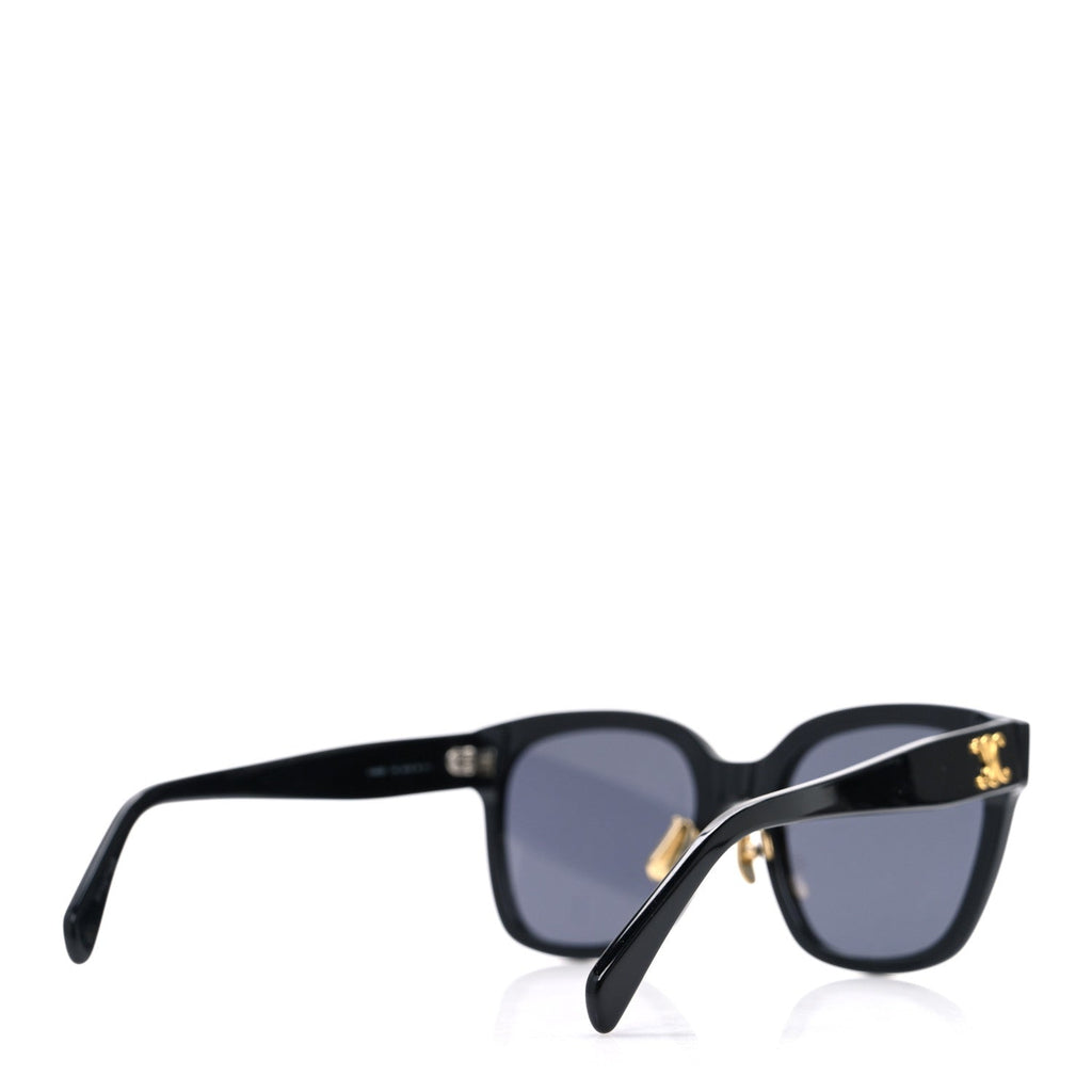 Celine Square Sunglasses — Black